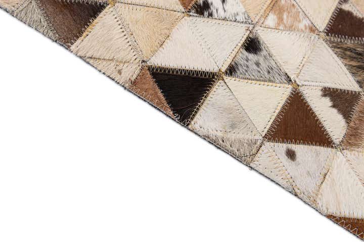 5' 1 x 7' 11 Cowhide - Patchwork Rug
