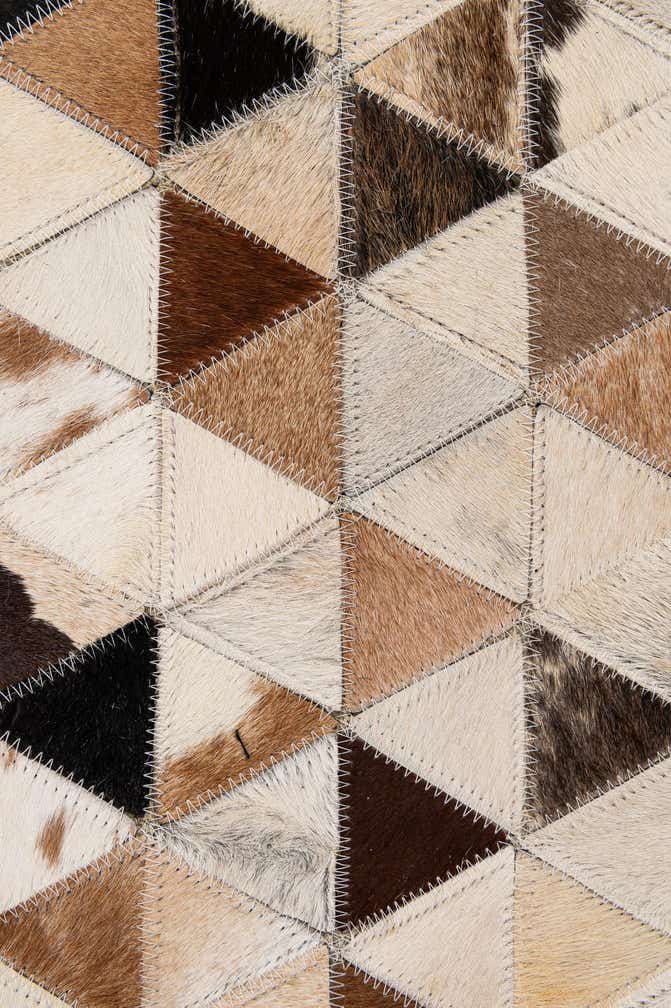 5' 1 x 7' 11 Cowhide - Patchwork Rug
