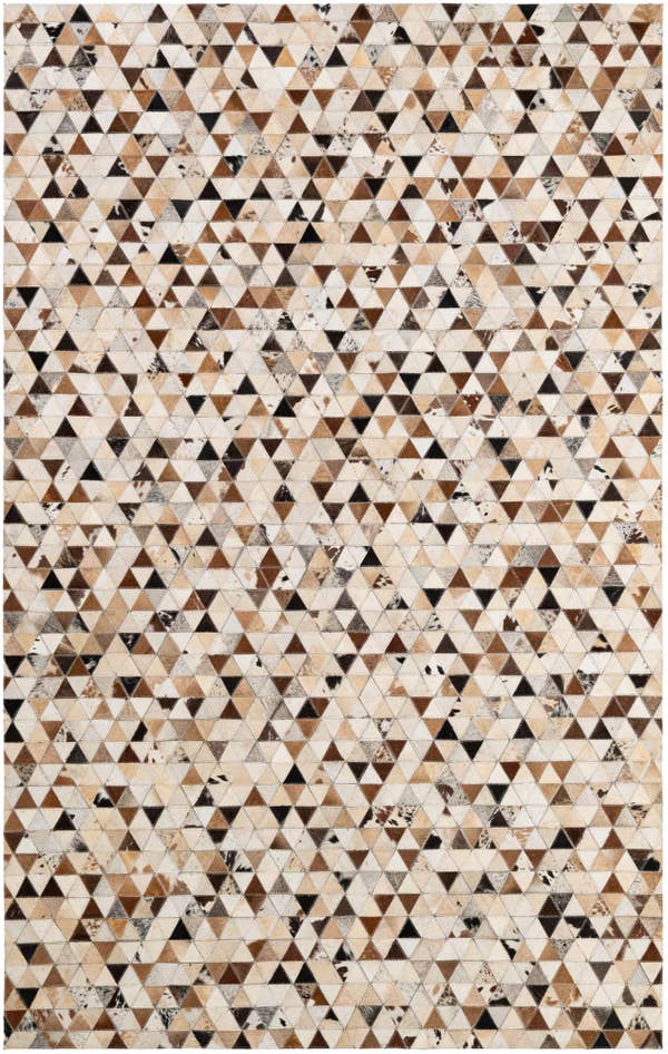 Detail image of 5' 1 x 7' 11 Cowhide - Patchwork Rug