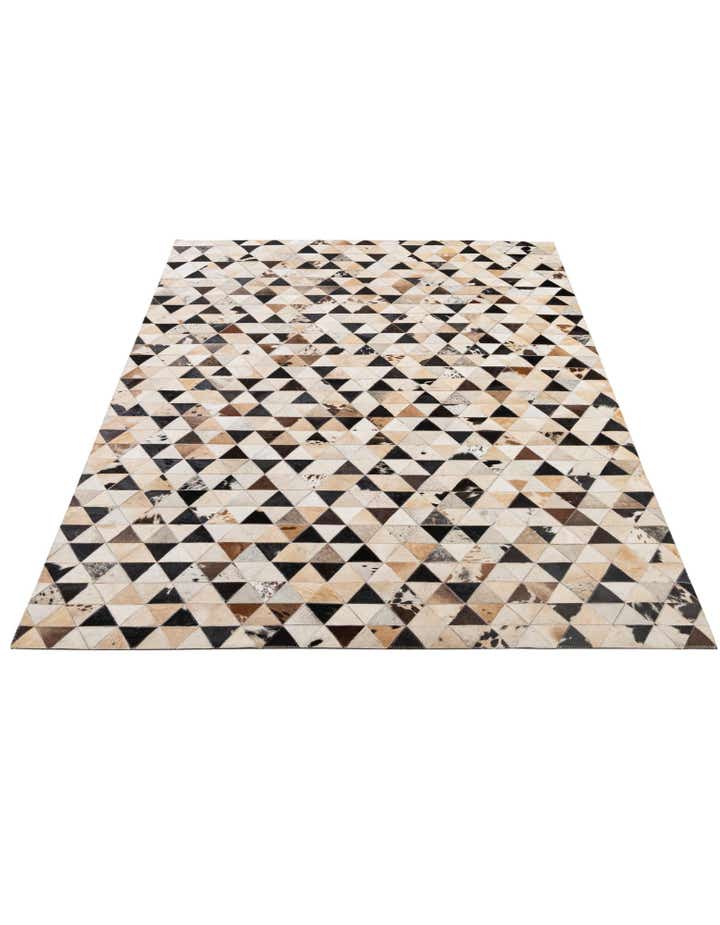 5' 2 x 8' Cowhide - Patchwork Rug
