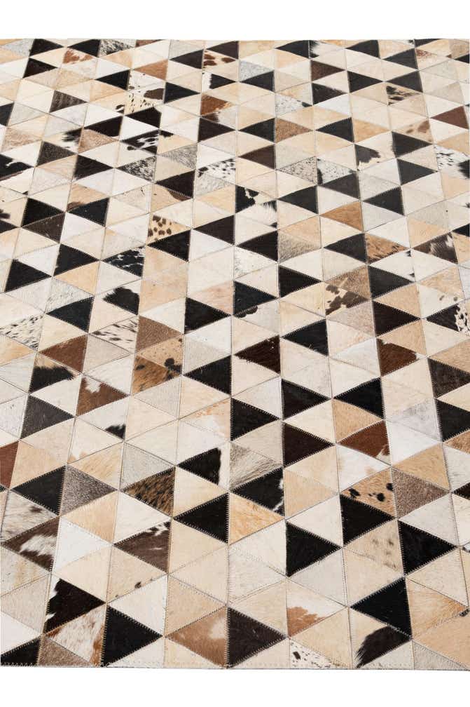 5' 2 x 8' Cowhide - Patchwork Rug