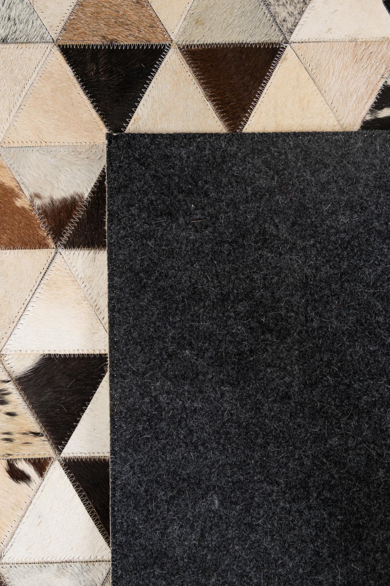 5' 2 x 8' Cowhide - Patchwork Rug