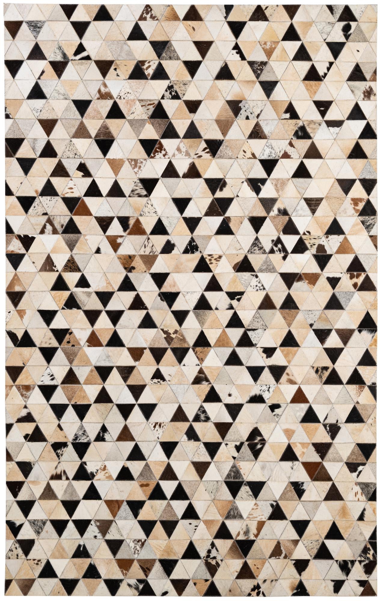5' 2 x 8' Cowhide - Patchwork Rug