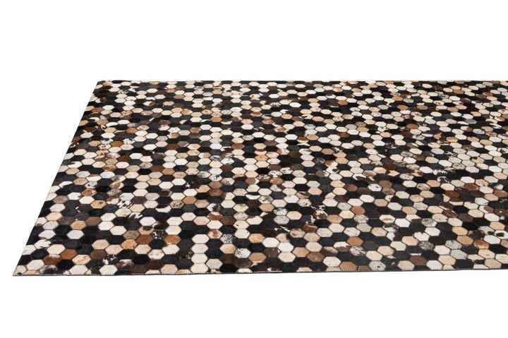 5' 1 x 8' Cowhide - Patchwork Rug