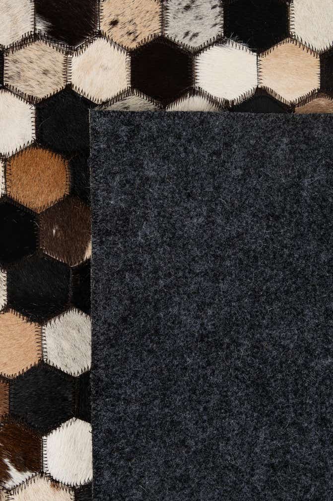 5' 1 x 8' Cowhide - Patchwork Rug
