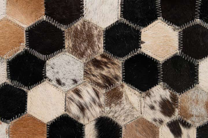 5' 1 x 7' 11 Cowhide - Patchwork Rug