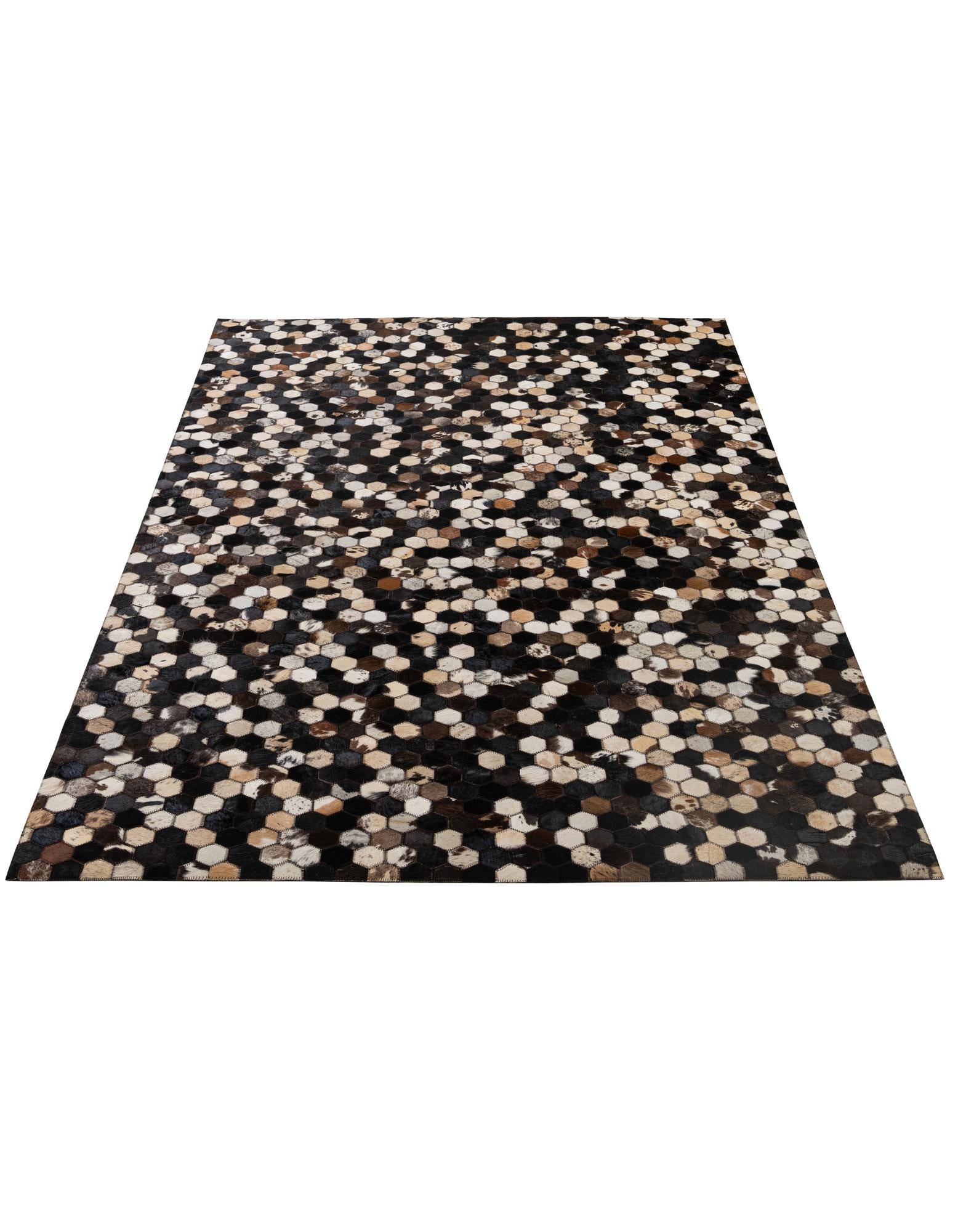 5' 1 x 8' 1 Cowhide - Patchwork Rug