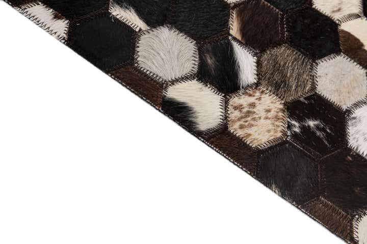 5' 1 x 8' 1 Cowhide - Patchwork Rug