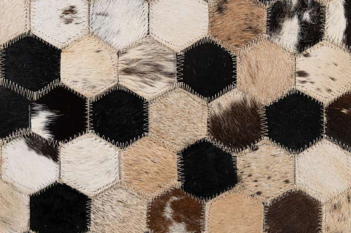 5' 1 x 7' 11 Cowhide - Patchwork Rug