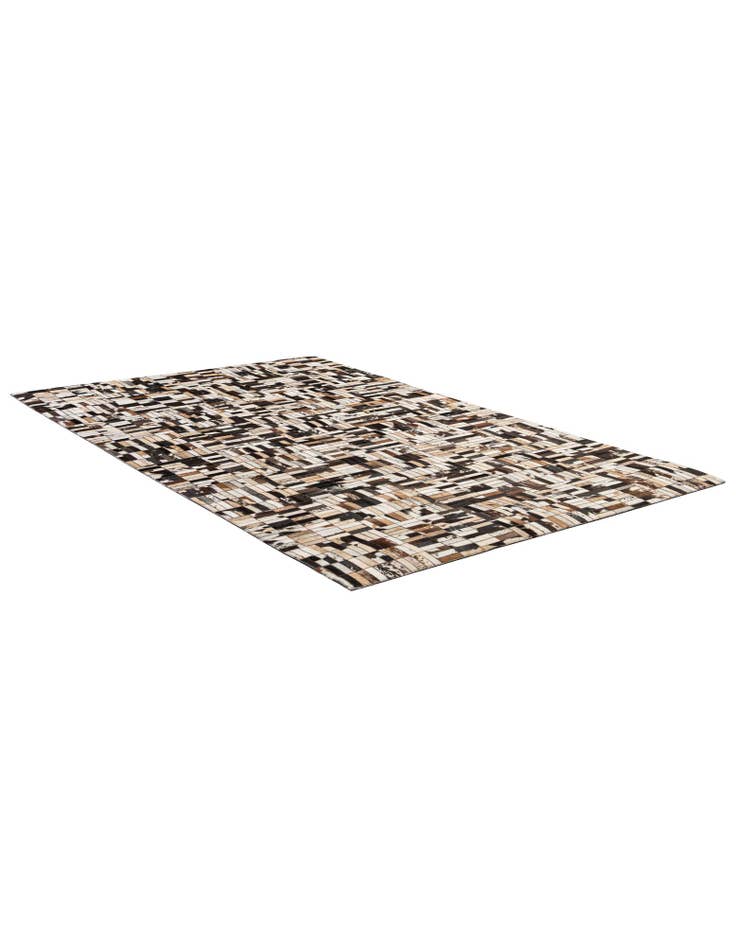 Detail image of 4' 11 x 7' 10 Cowhide - Patchwork Rug