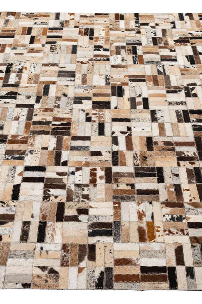 5' x 8' Cowhide - Patchwork Rug