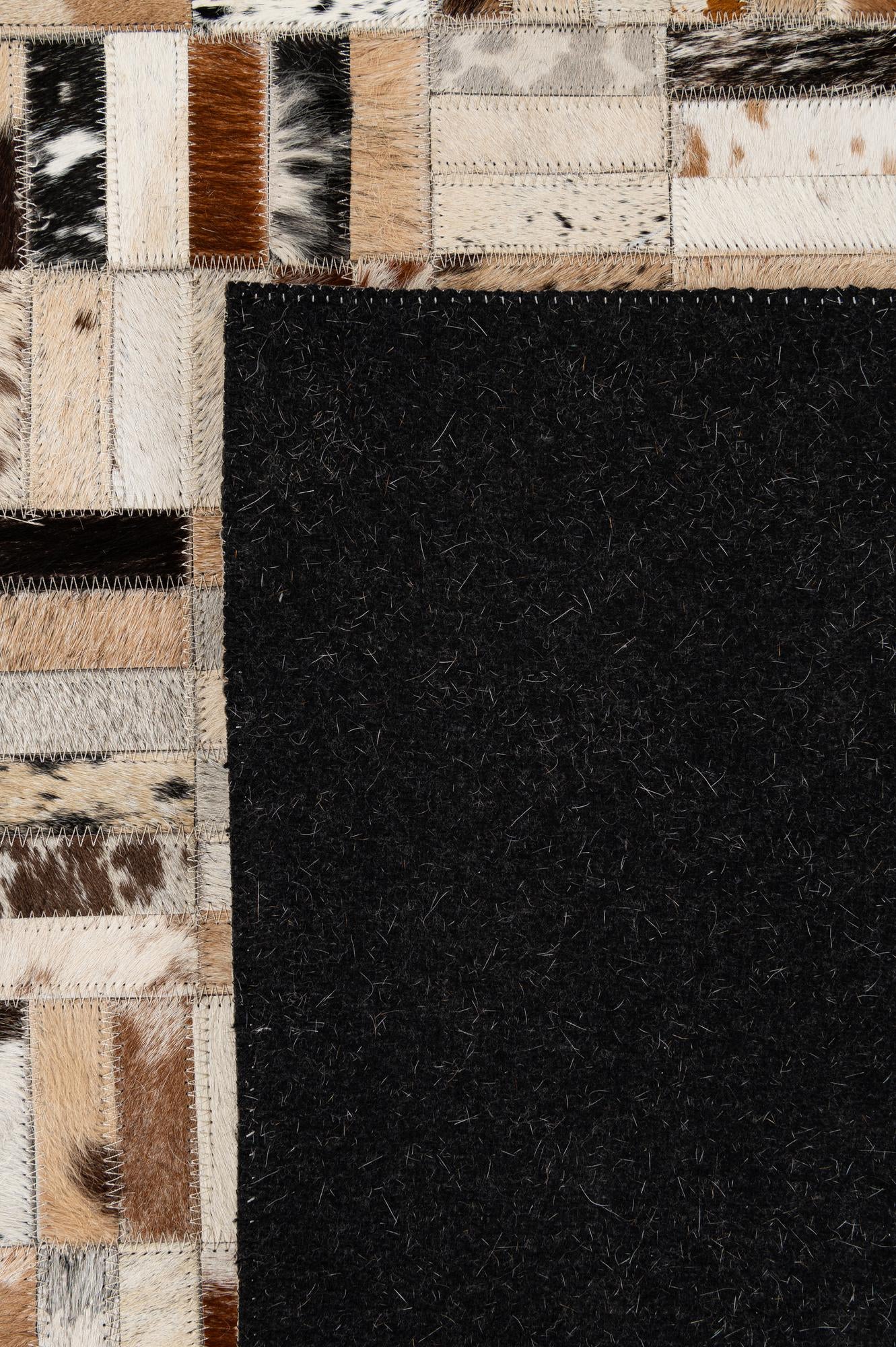 5' x 8' Cowhide - Patchwork Rug