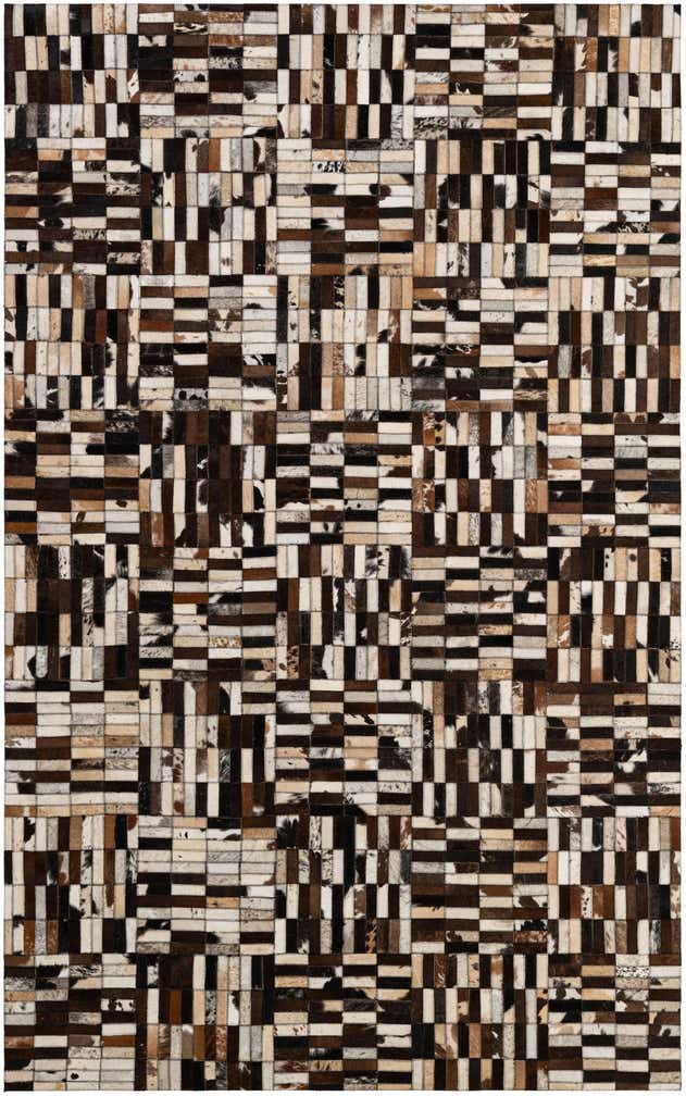 5' x 7' 10 Cowhide - Patchwork Rug