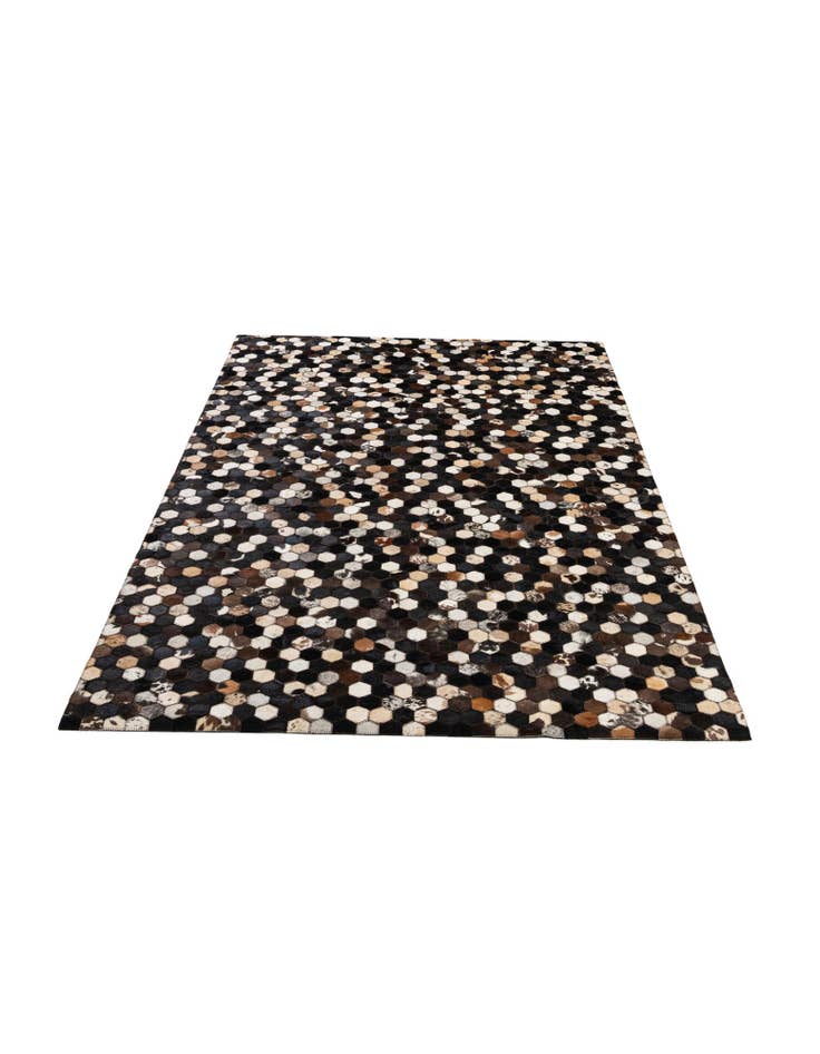 Detail image of 5' 2 x 7' 11 Cowhide - Patchwork Rug