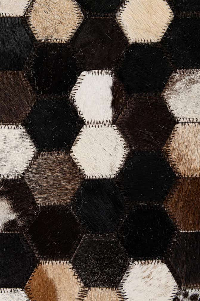 5' 2 x 7' 11 Cowhide - Patchwork Rug