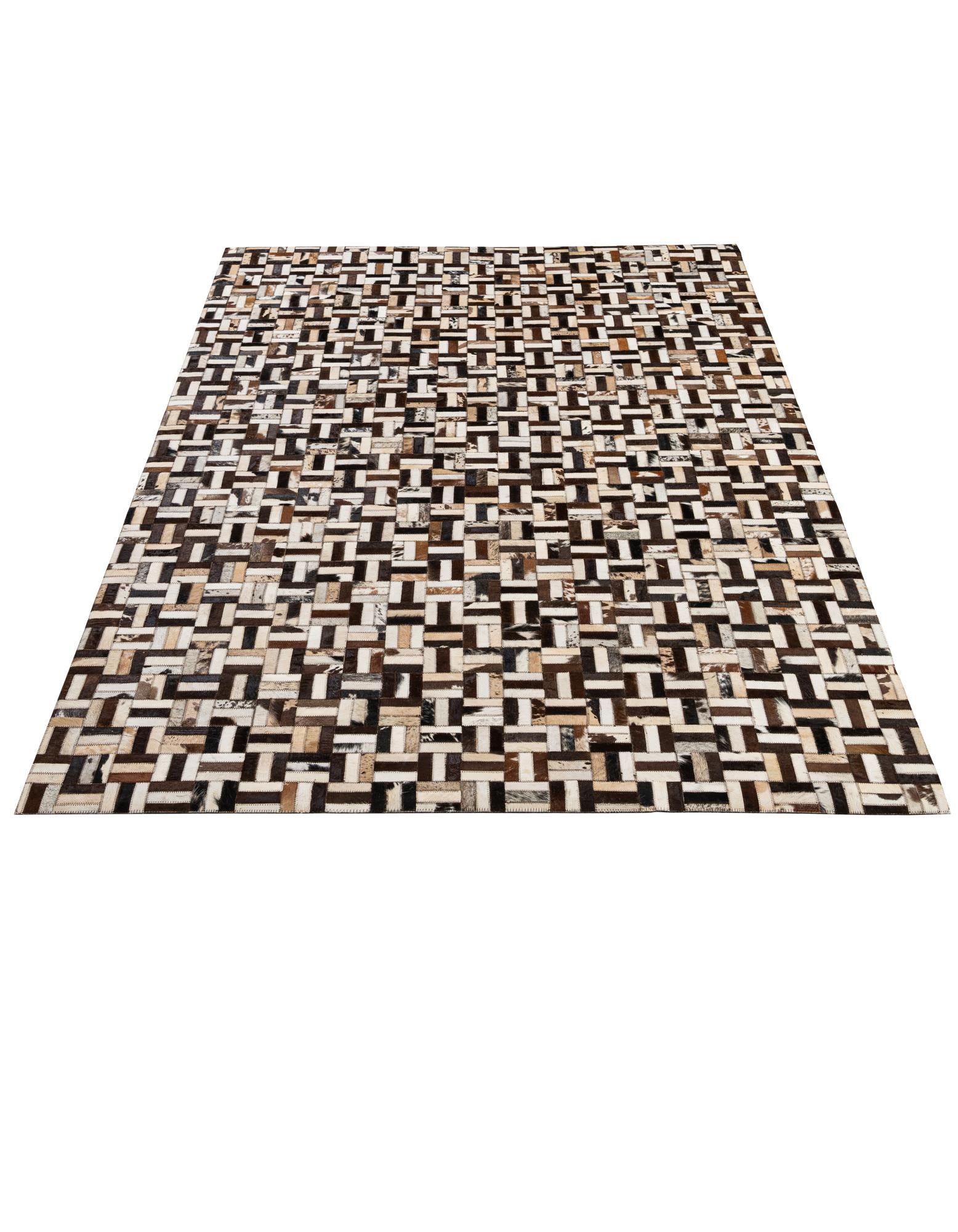5' 3 x 8' 1 Cowhide - Patchwork Rug