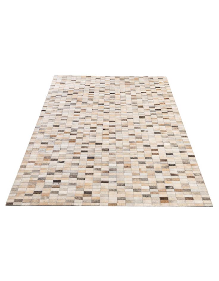 Detail image of 5' x 8' Cowhide - Patchwork Rug