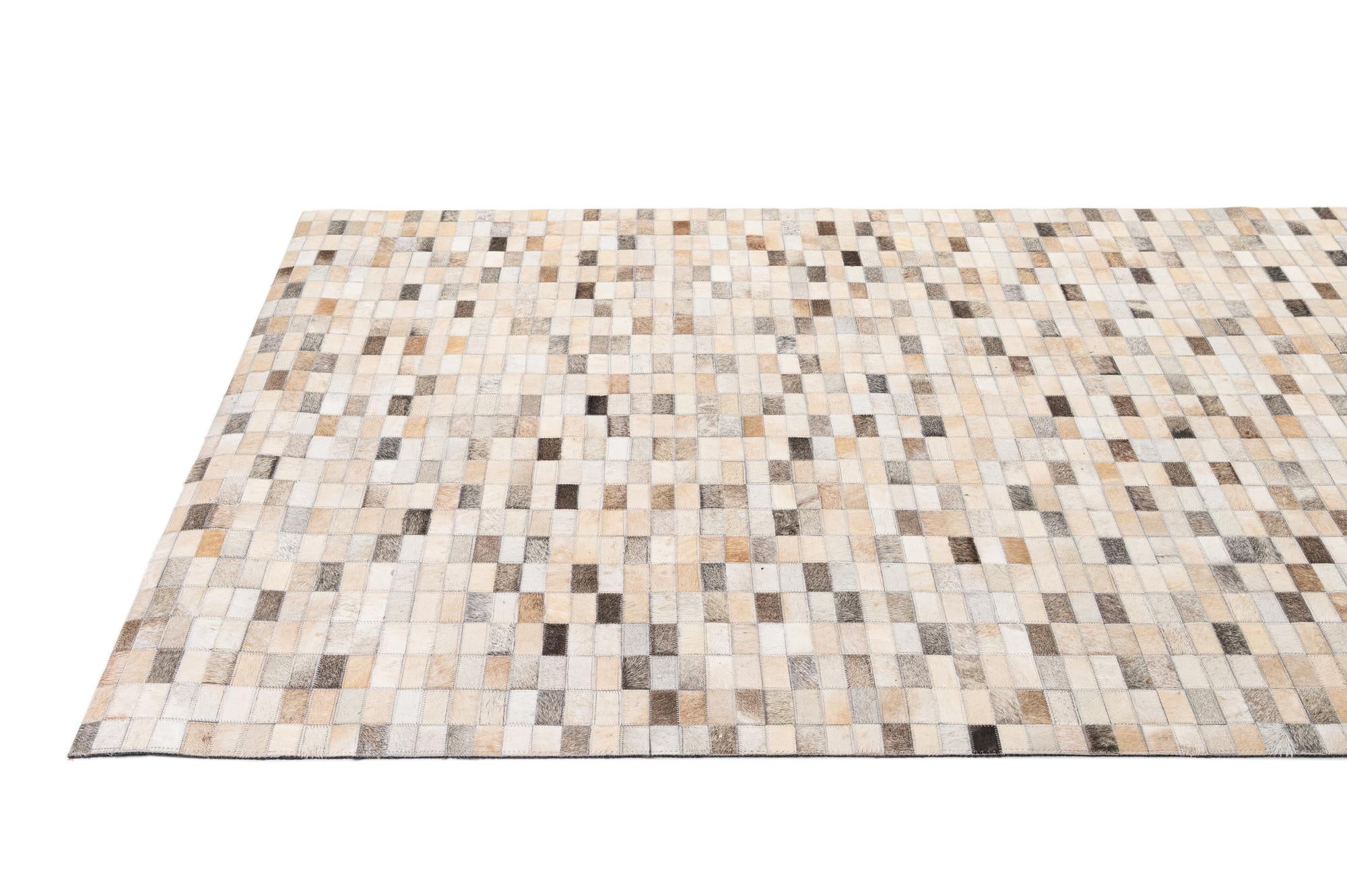 5' x 8' Cowhide - Patchwork Rug