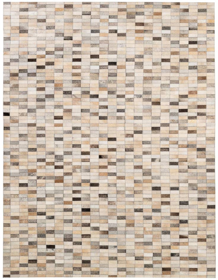 Detail image of 5' x 8' Cowhide - Patchwork Rug