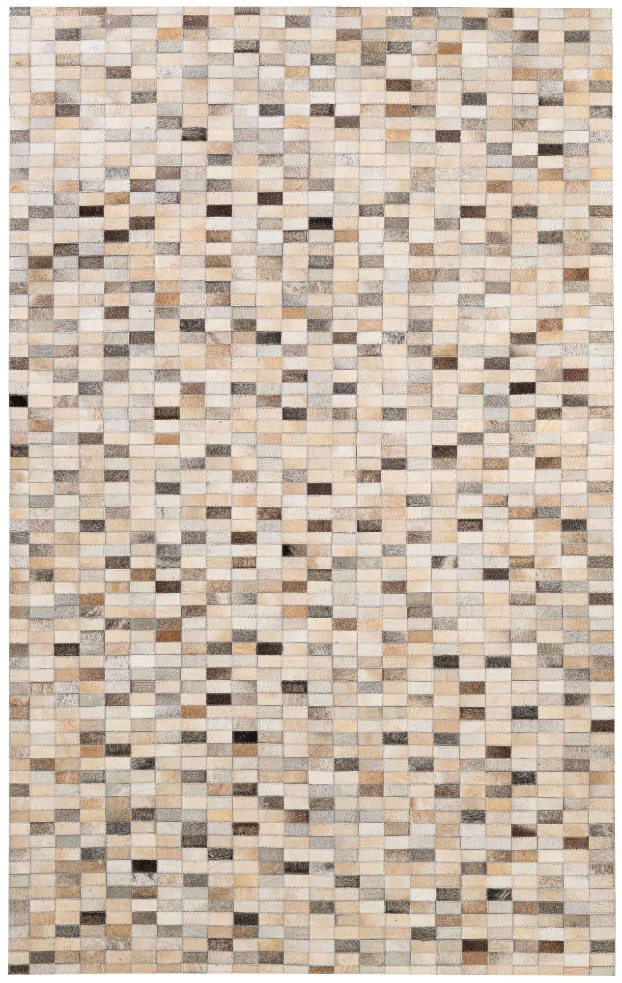 5' x 8' Cowhide - Patchwork Rug