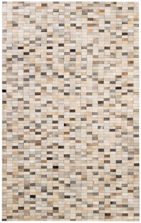 Detail image of 5' x 8' Cowhide - Patchwork Rug