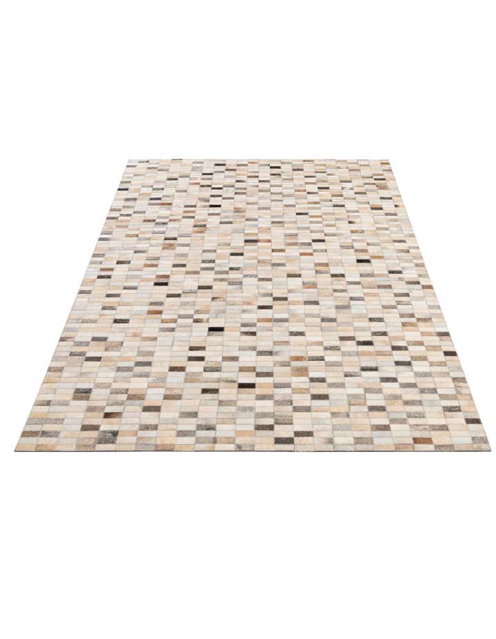 5' 1 x 8' Cowhide - Patchwork Rug