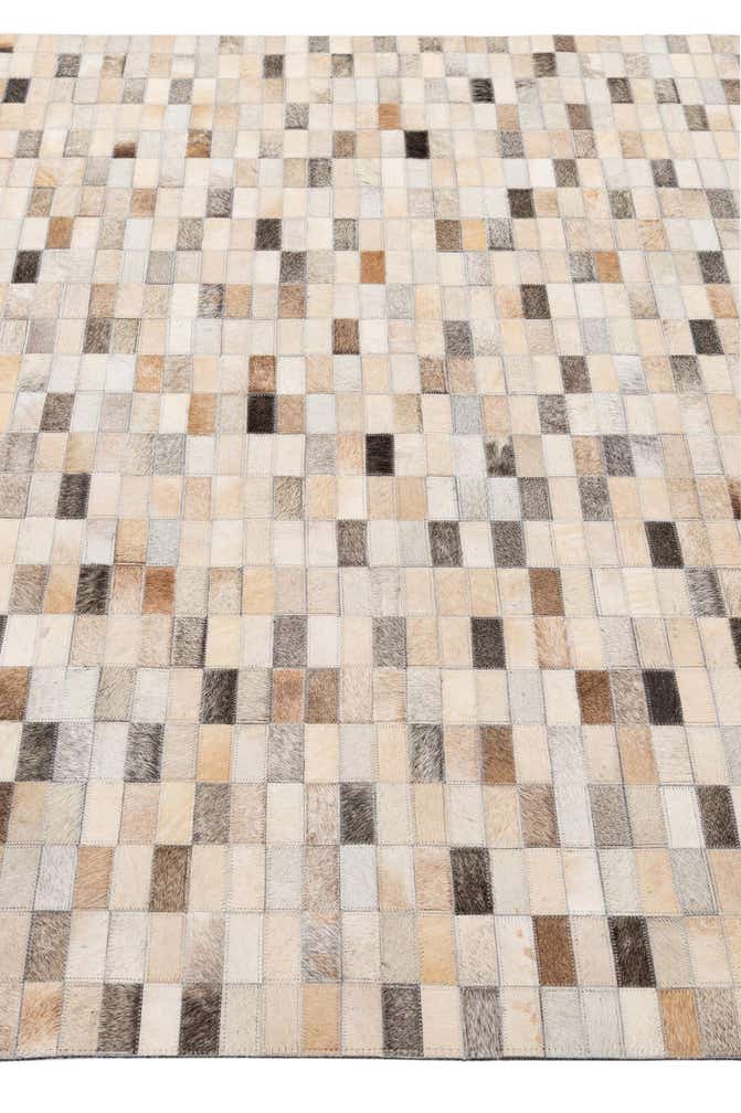 5' 1 x 8' Cowhide - Patchwork Rug