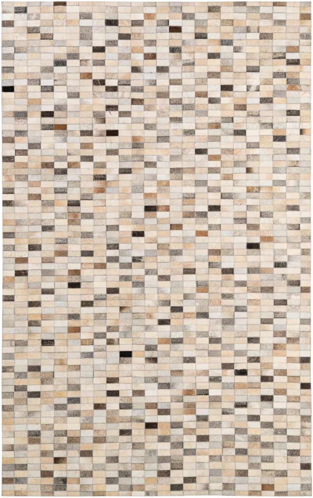 5' 1 x 8' Cowhide - Patchwork Rug