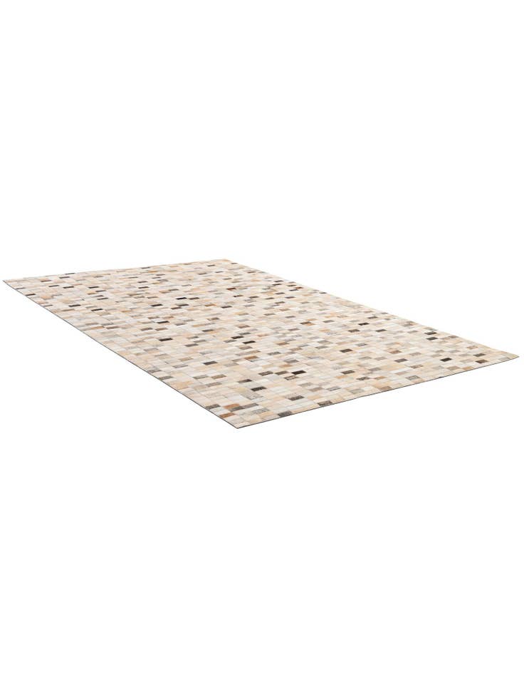 Detail image of 5' 3 x 8' Cowhide - Patchwork Rug