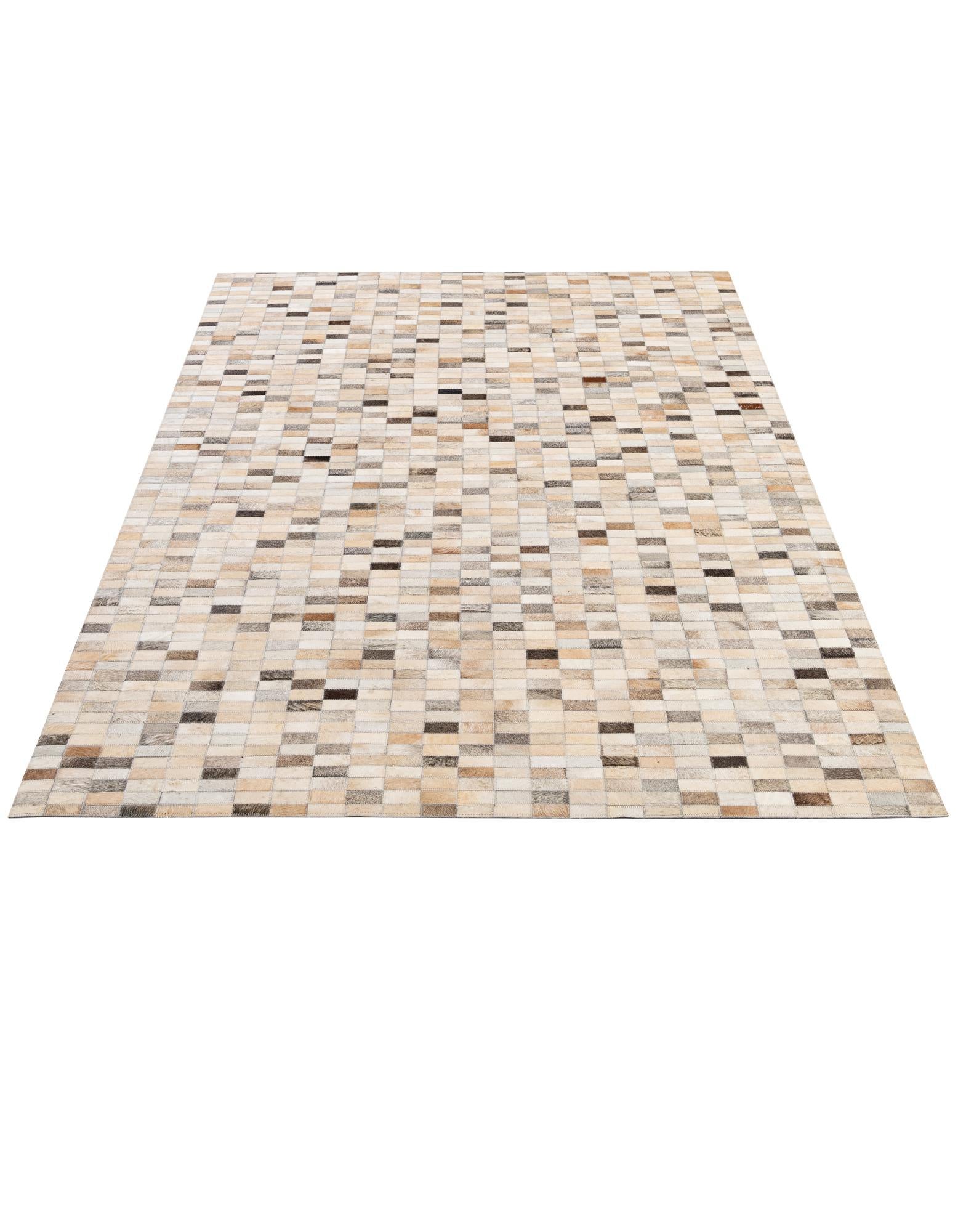 5' 3 x 8' Cowhide - Patchwork Rug