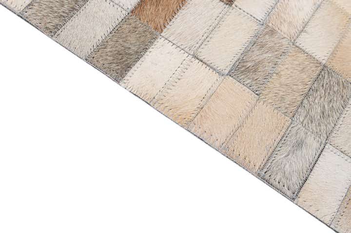 5' 3 x 8' Cowhide - Patchwork Rug