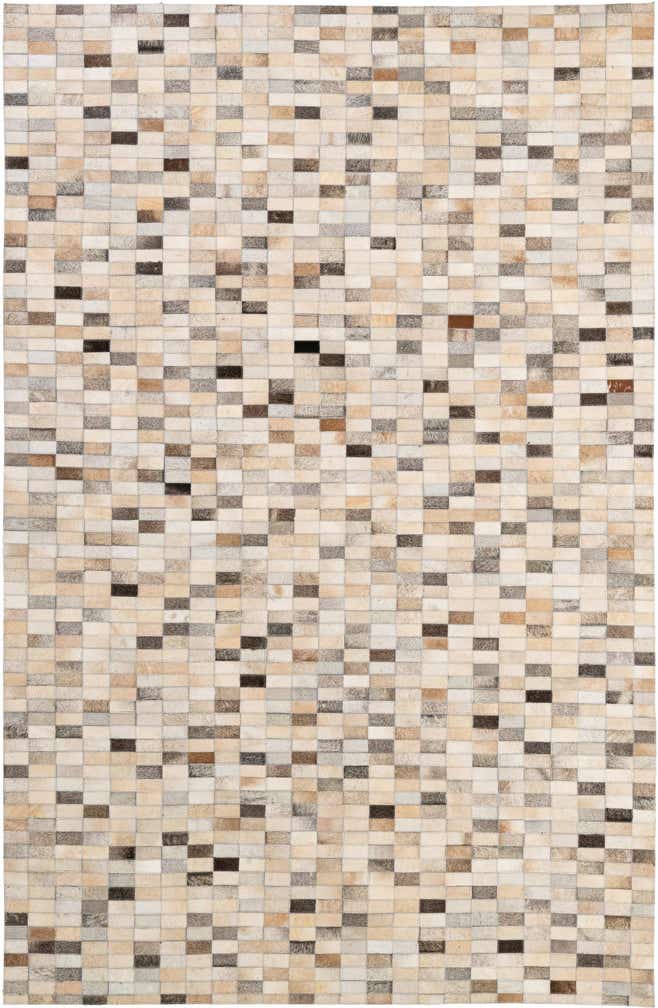 5' 3 x 8' Cowhide - Patchwork Rug