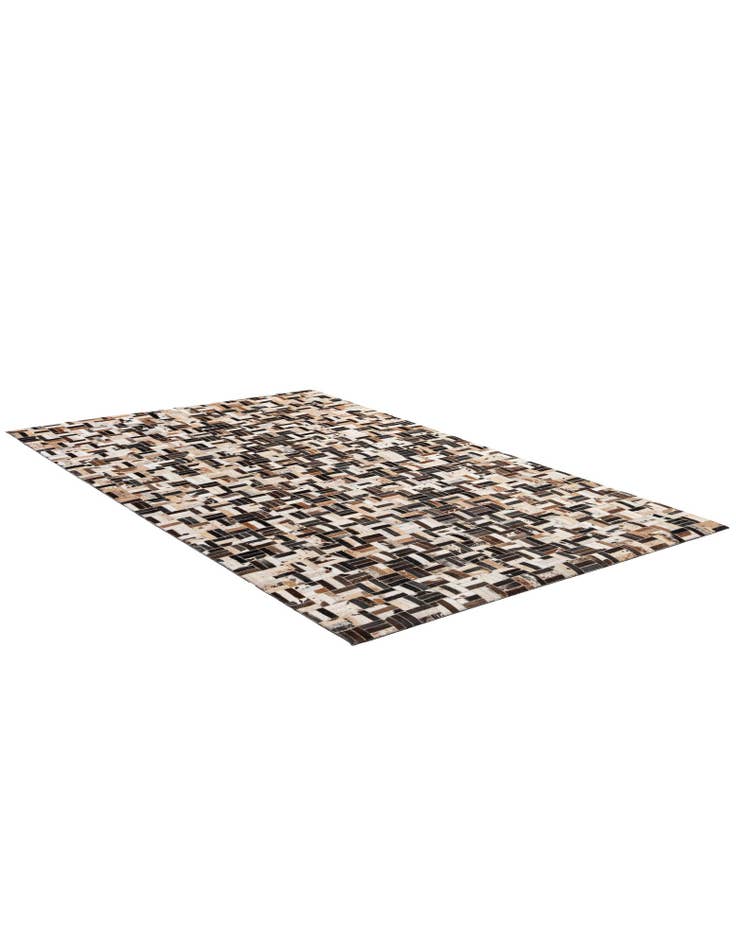 Detail image of 5' x 7' 11 Cowhide - Patchwork Rug