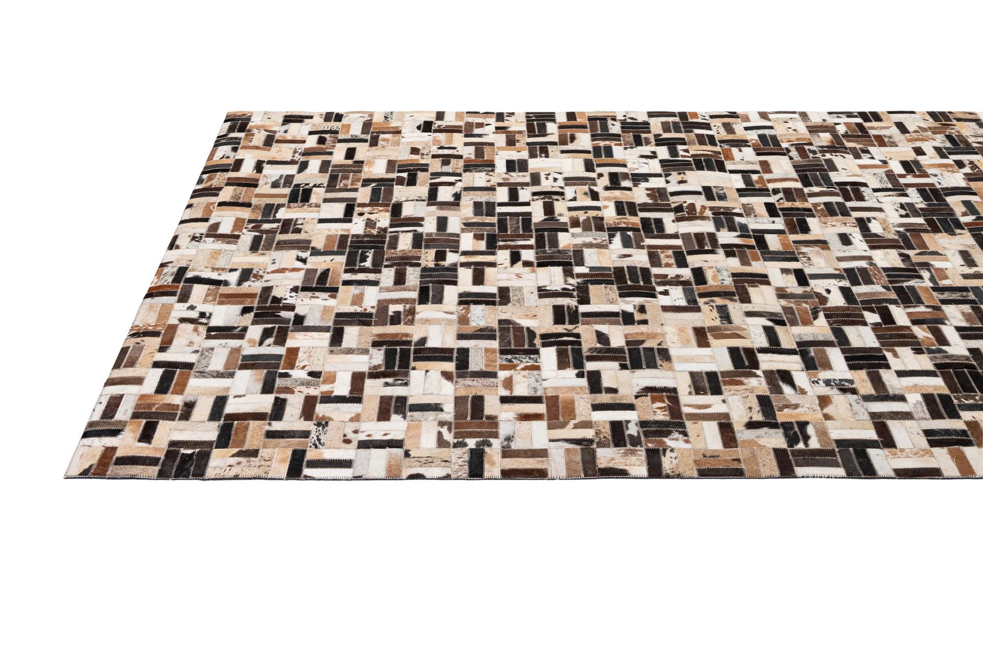 5' x 7' 11 Cowhide - Patchwork Rug