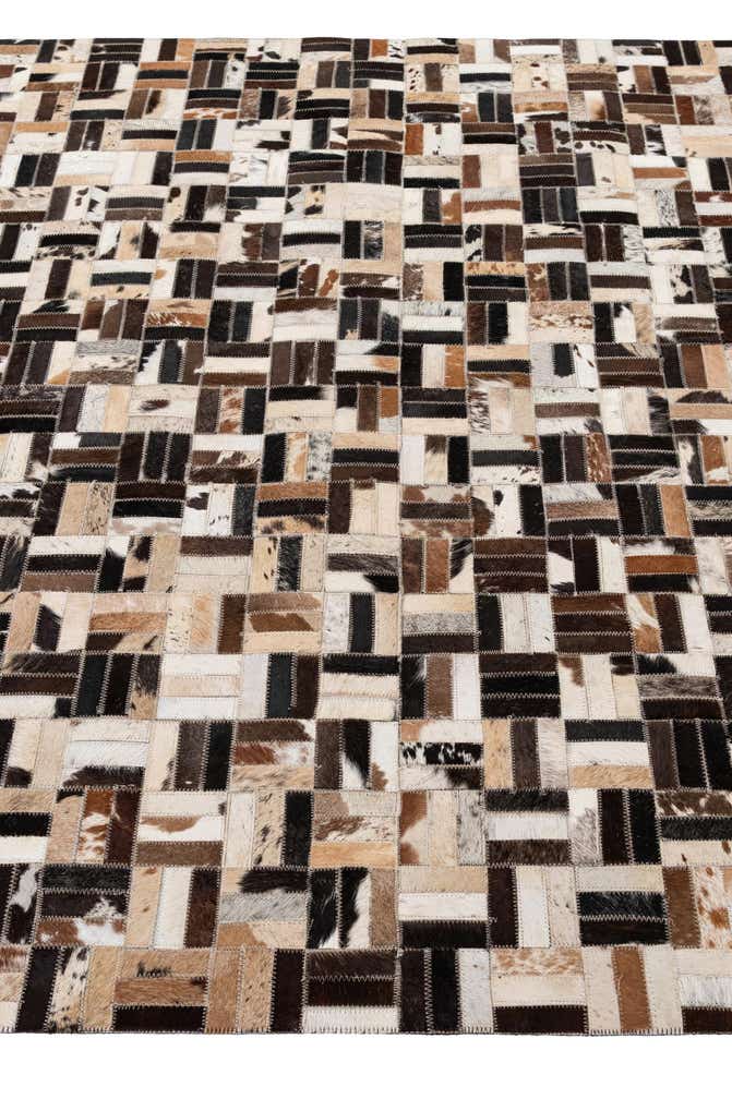 5' x 7' 11 Cowhide - Patchwork Rug