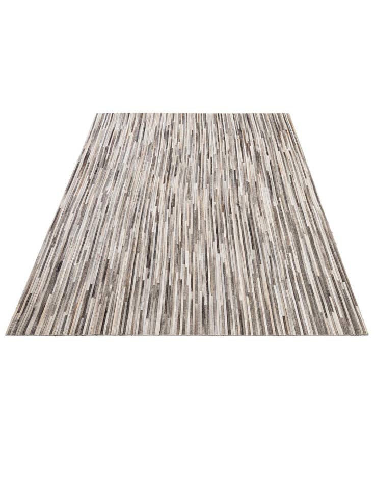 Detail image of 5' 1 x 8' 2 Cowhide - Patchwork Rug