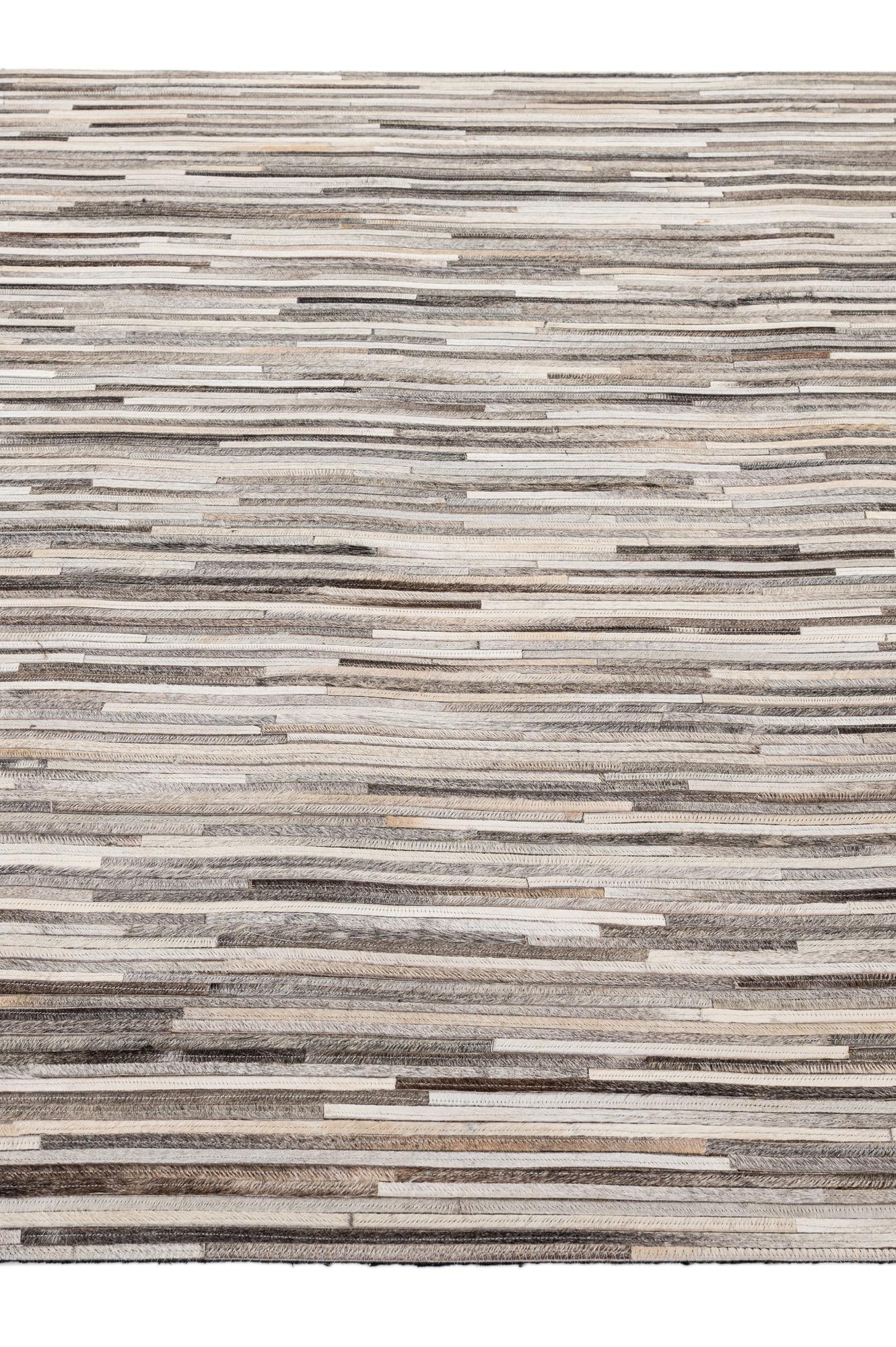 5' 1 x 8' 2 Cowhide - Patchwork Rug