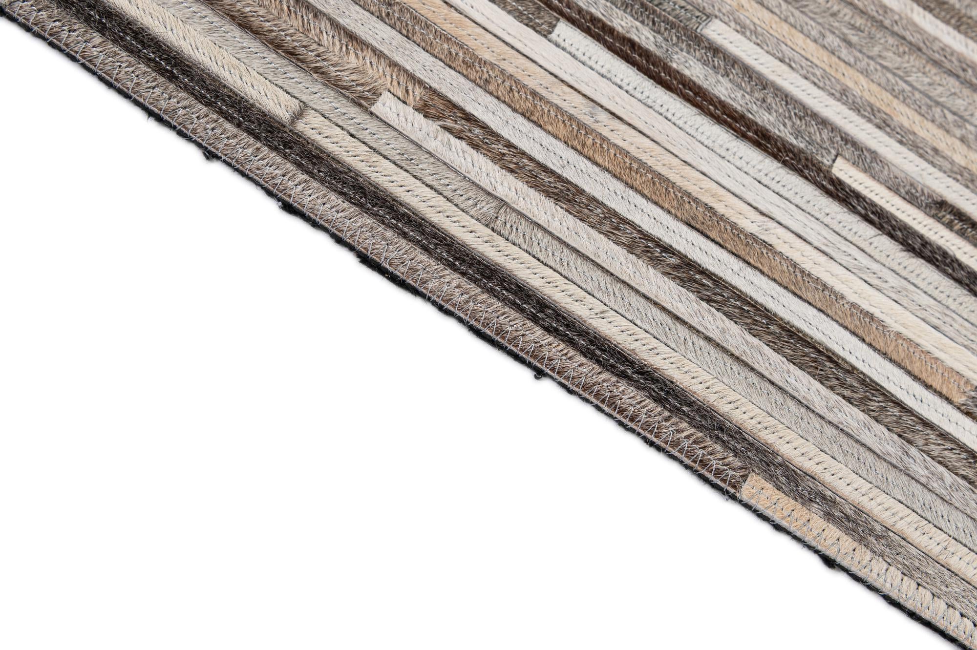 5' 1 x 8' 2 Cowhide - Patchwork Rug