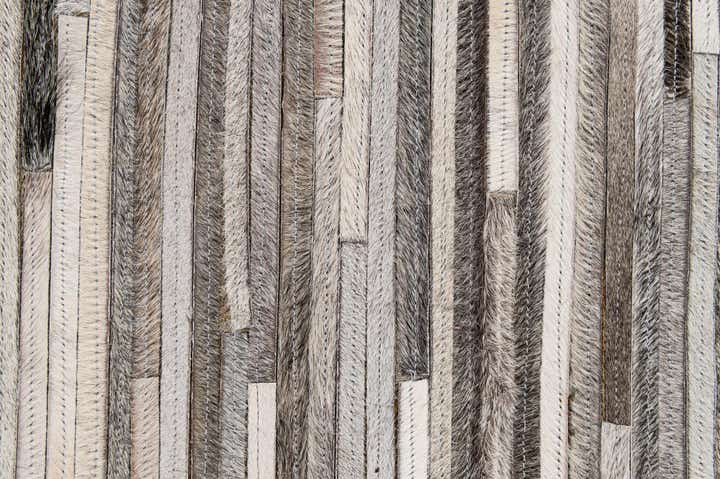 5' 1 x 8' 2 Cowhide - Patchwork Rug