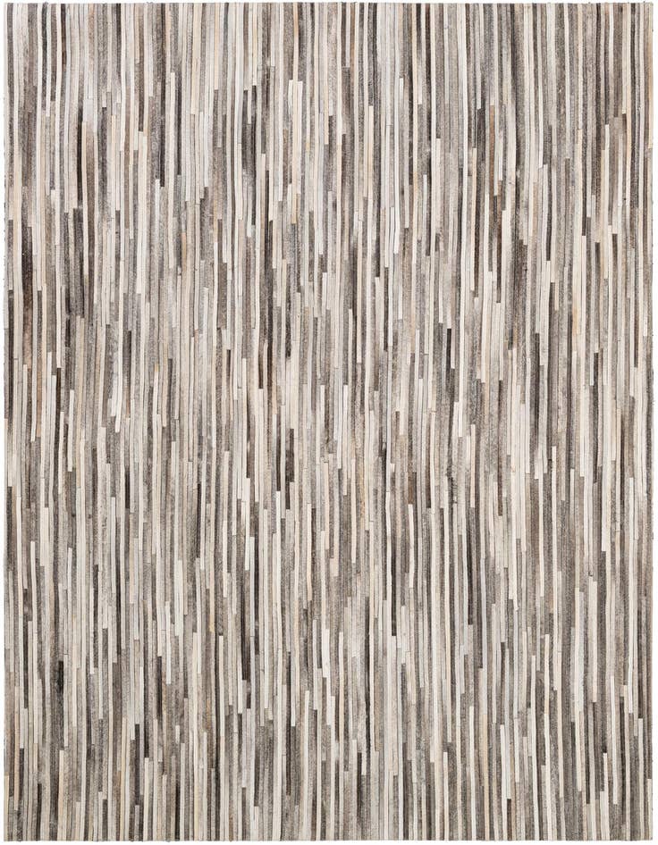 Detail image of 5' 1 x 8' 2 Cowhide - Patchwork Rug