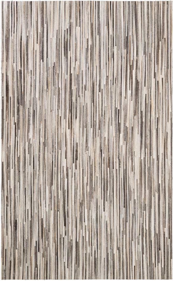 Detail image of 5' 1 x 8' 2 Cowhide - Patchwork Rug