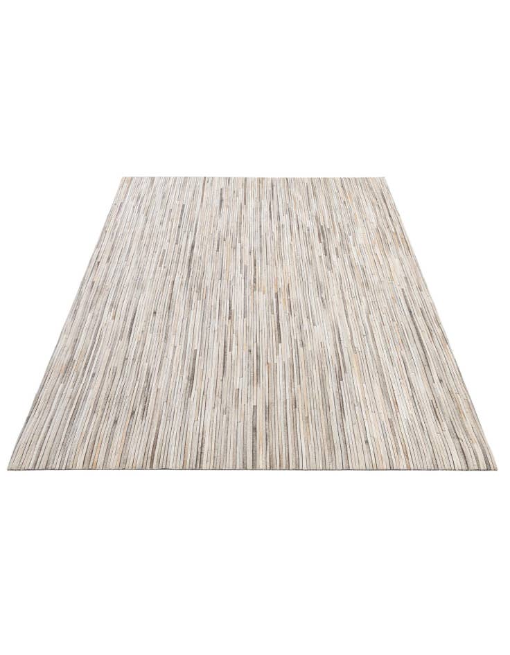 Detail image of 5' 2 x 8' Cowhide - Patchwork Rug