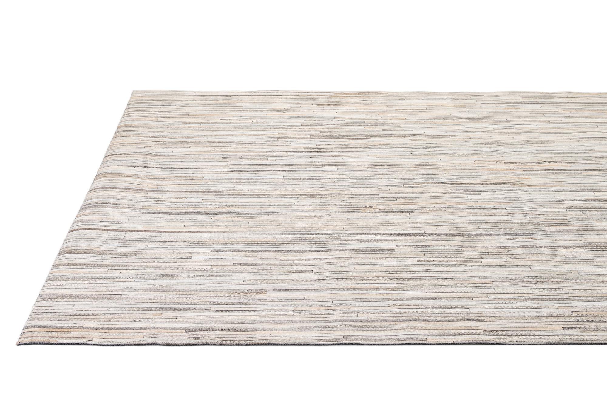 5' 2 x 8' Cowhide - Patchwork Rug