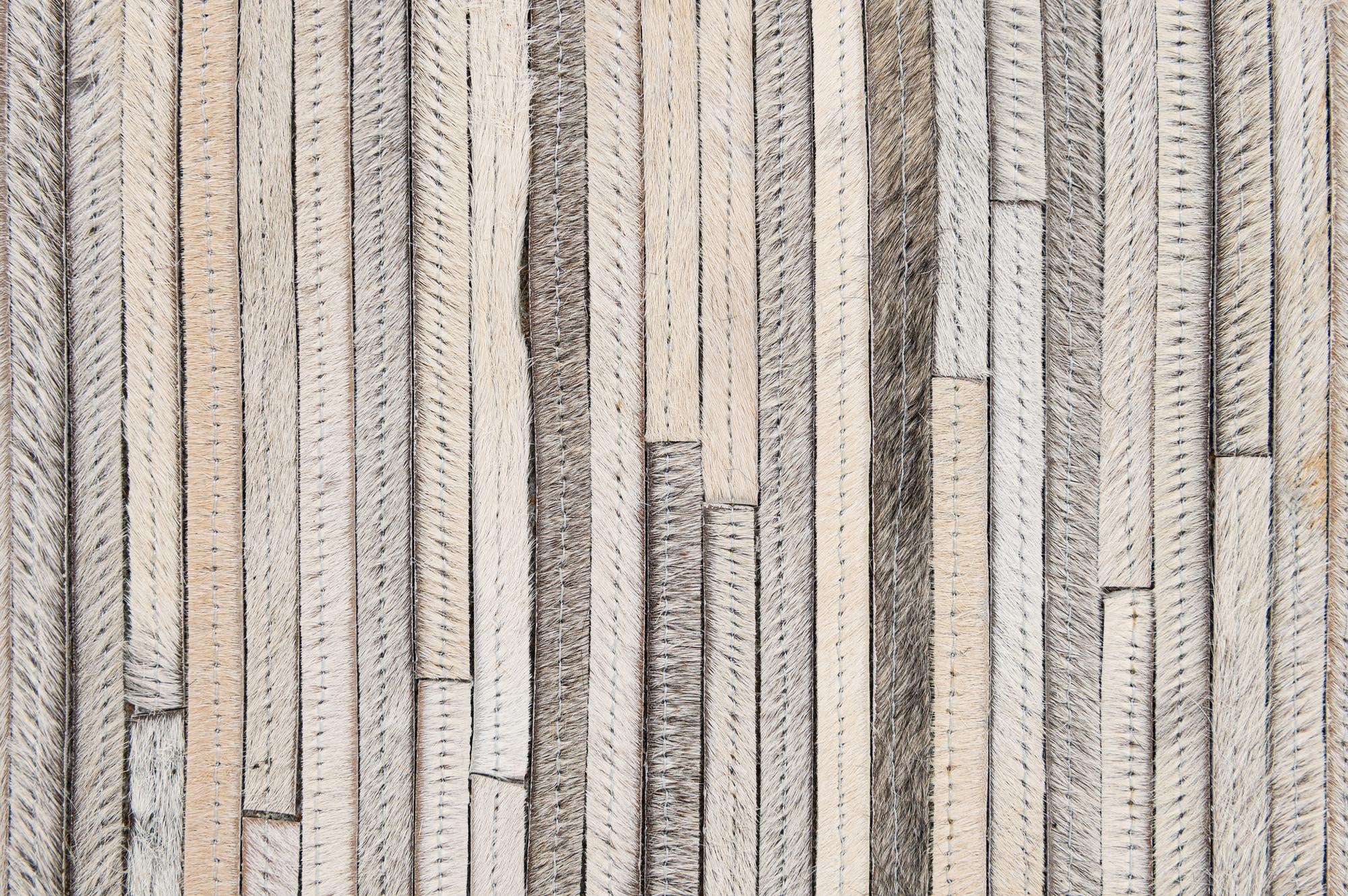5' 2 x 8' Cowhide - Patchwork Rug