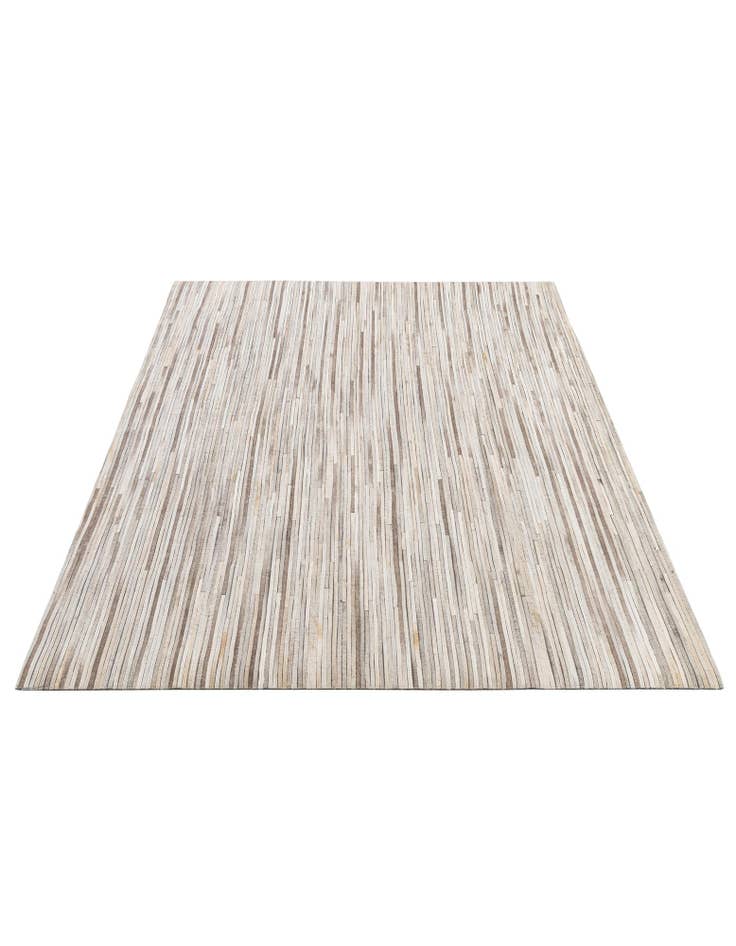 Detail image of 5' 1 x 8' Cowhide - Patchwork Rug