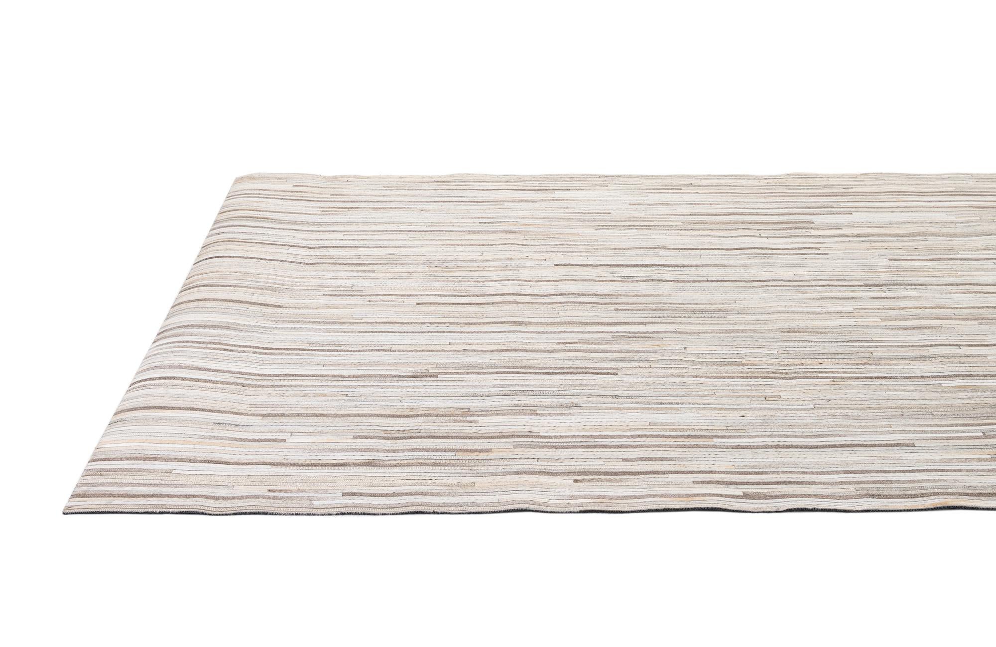 5' 1 x 8' Cowhide - Patchwork Rug