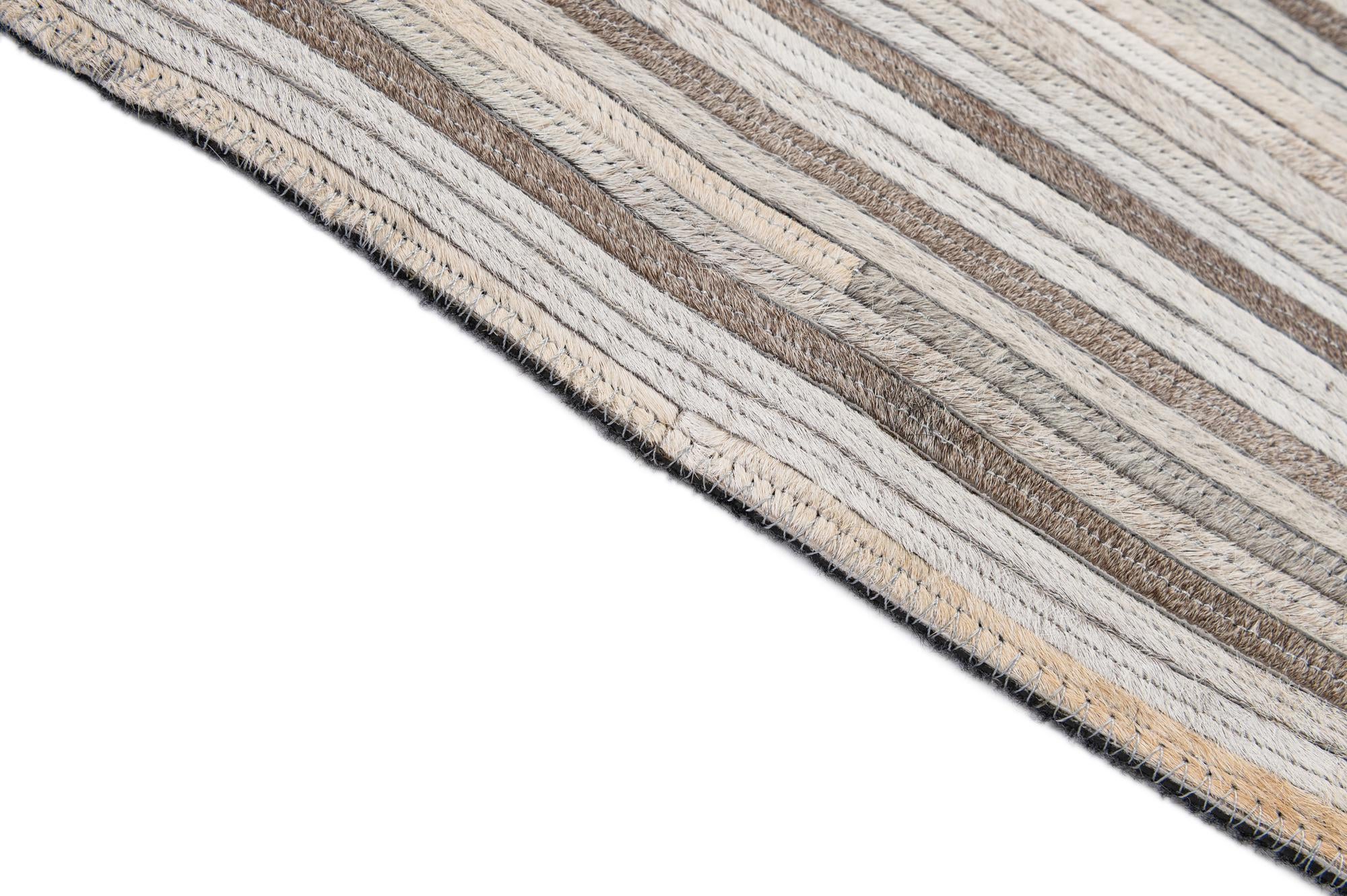 5' 1 x 8' Cowhide - Patchwork Rug