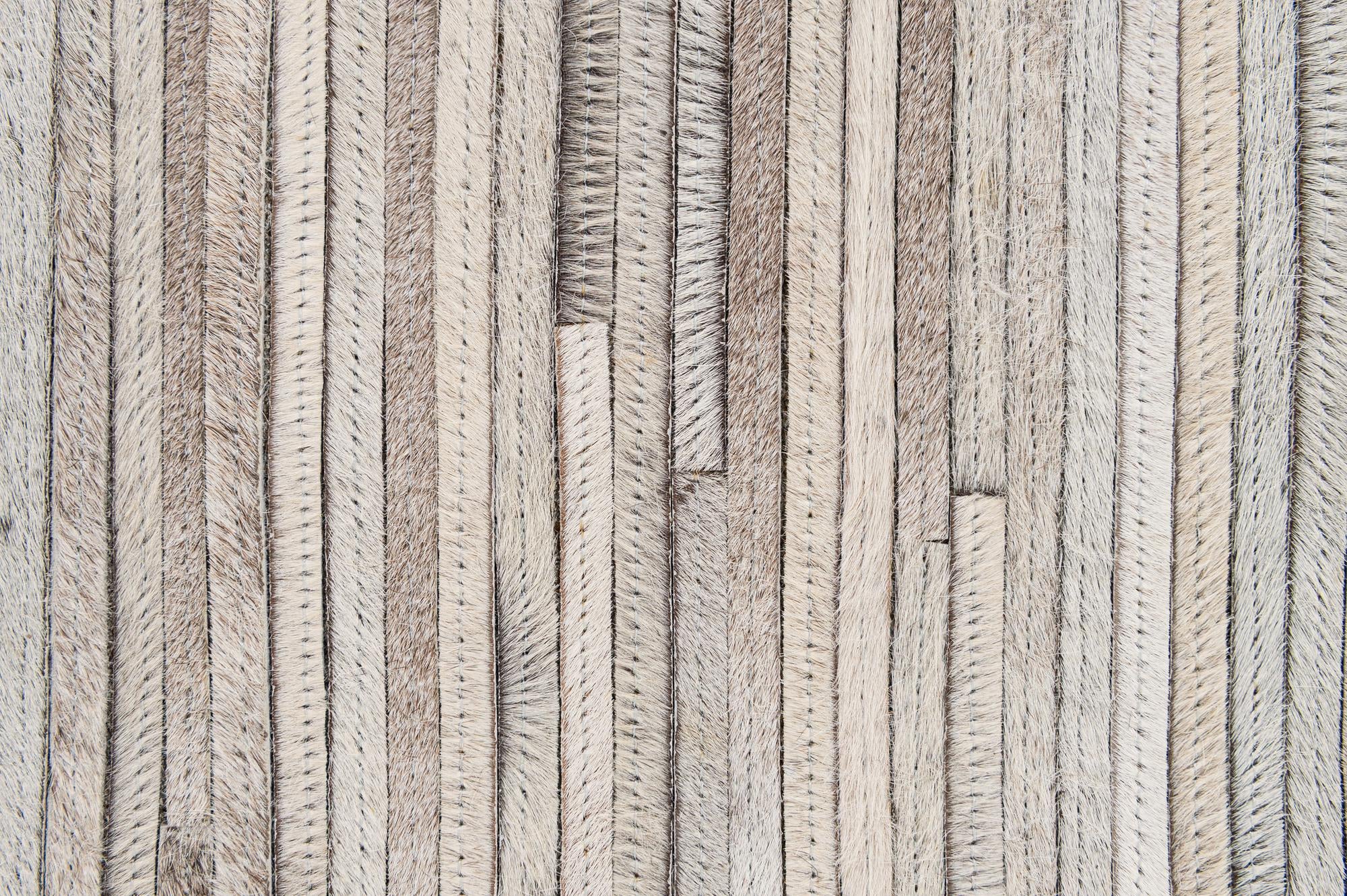 5' 1 x 8' Cowhide - Patchwork Rug