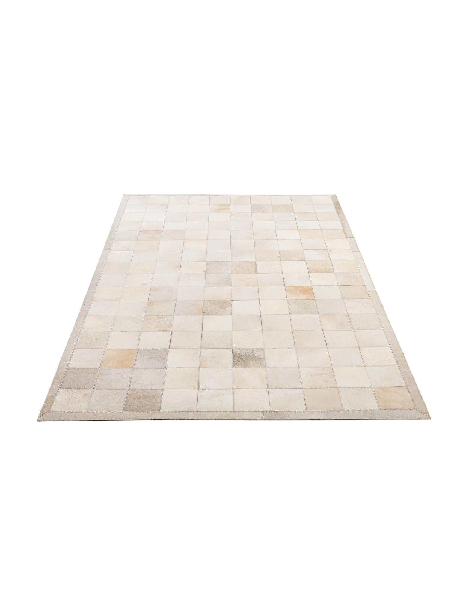 5' 2 x 7' 11 Cowhide - Patchwork Rug
