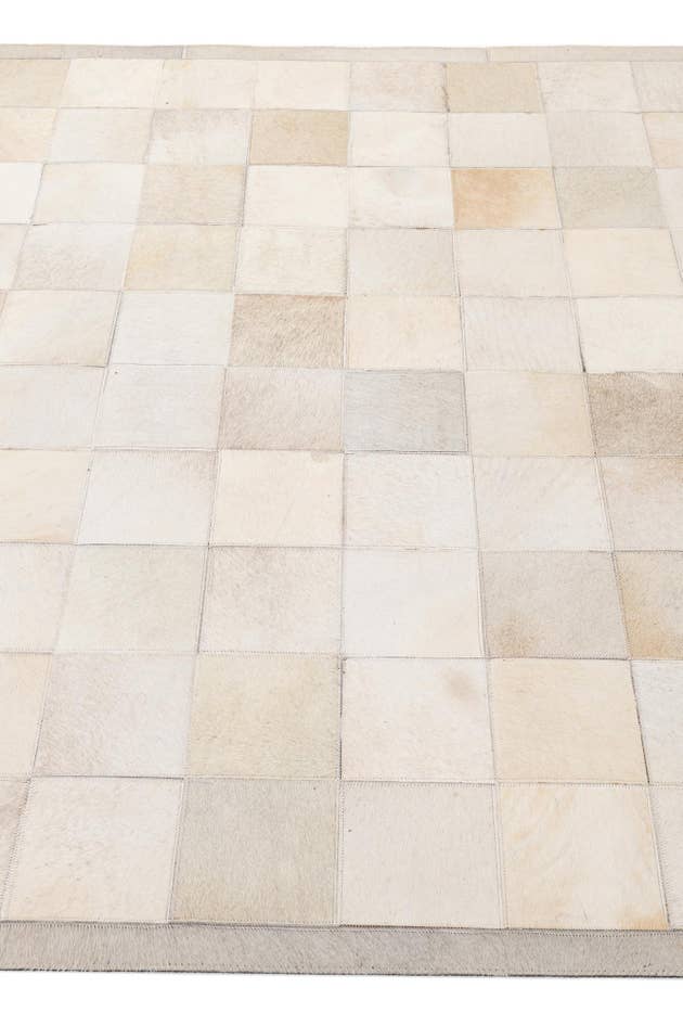 Detail image of 5' 2 x 7' 11 Cowhide - Patchwork Rug